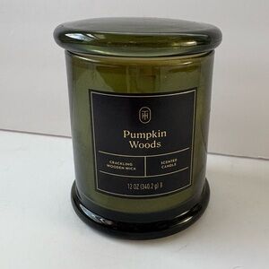 Brand New Target Pumpkin Woods Glass Jar Candle
